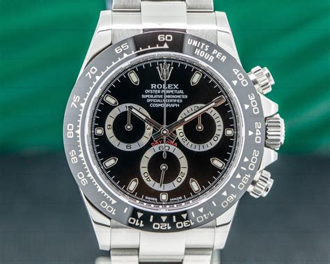 rolex daytona black bezel